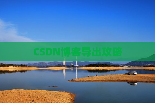 CSDN博客导出攻略